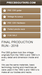 Mobile Screenshot of precbsguitars.com